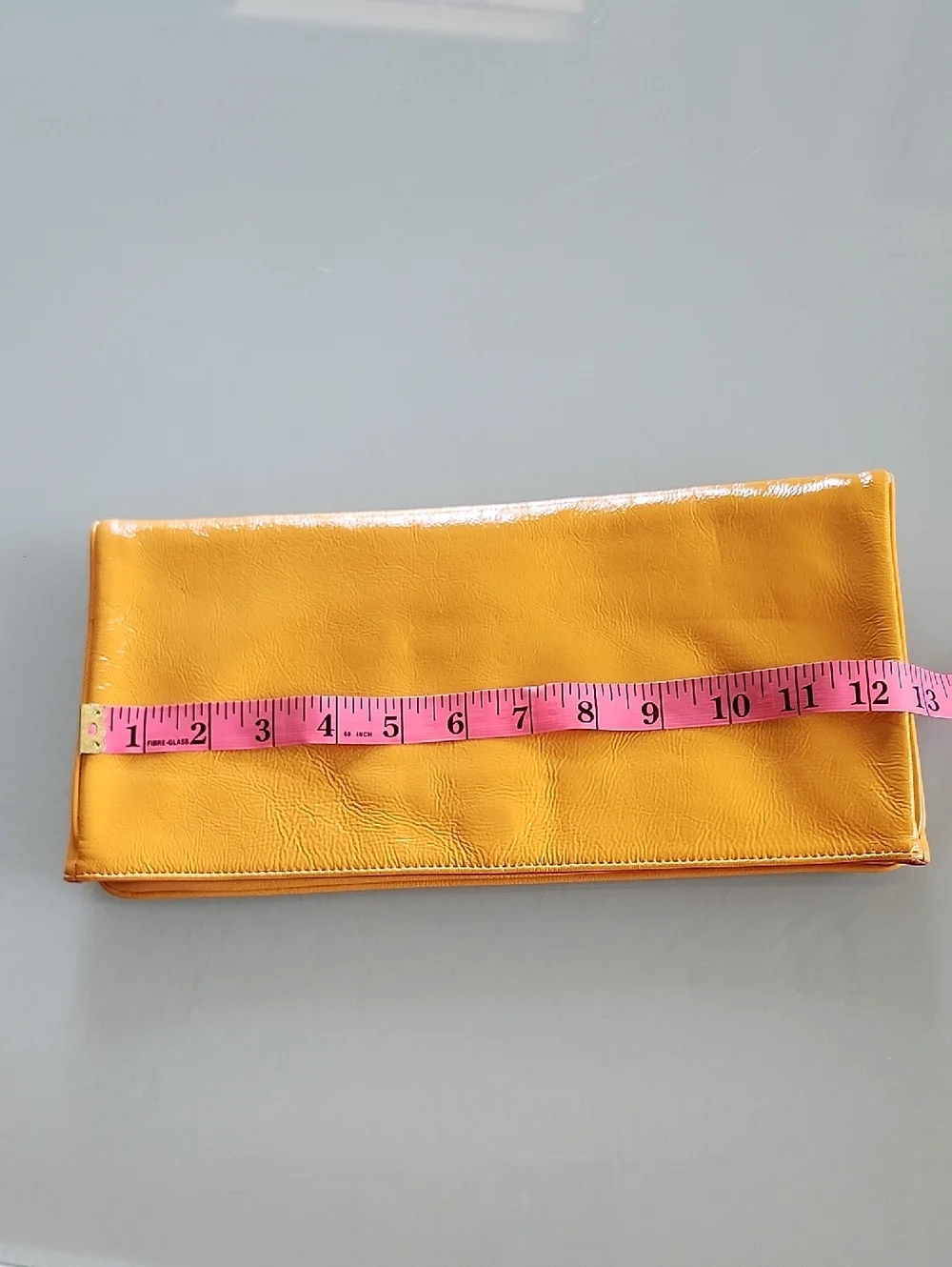 HOBO Yellow Patent Leather Clutch New‎ Dopamine New No Tags Sophisticated Chic